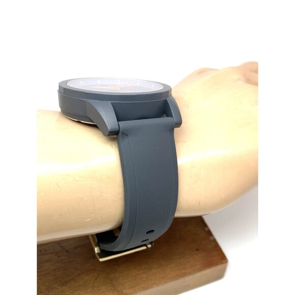 Armani Exchange Men's Watch AX1335 Quartz Chronograph Blue Dial Rubber Band 44mm - Picture 11 of 13